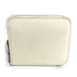 HERMES White Wallet